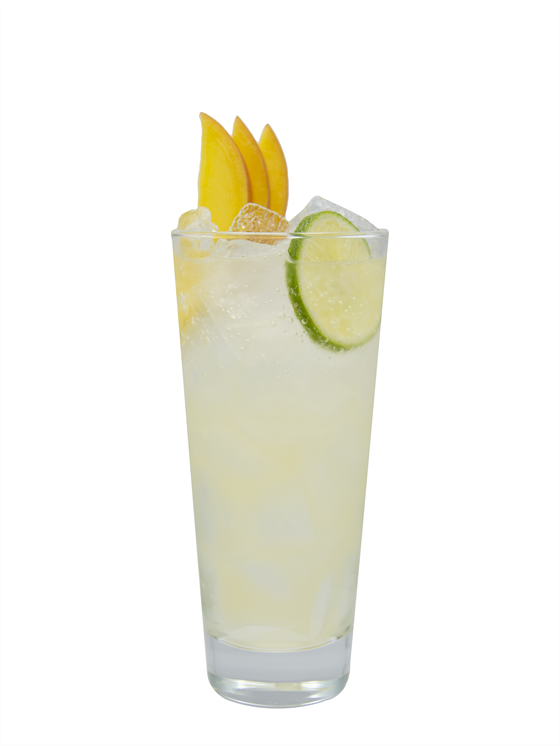 Honey Mango Gin Rickey