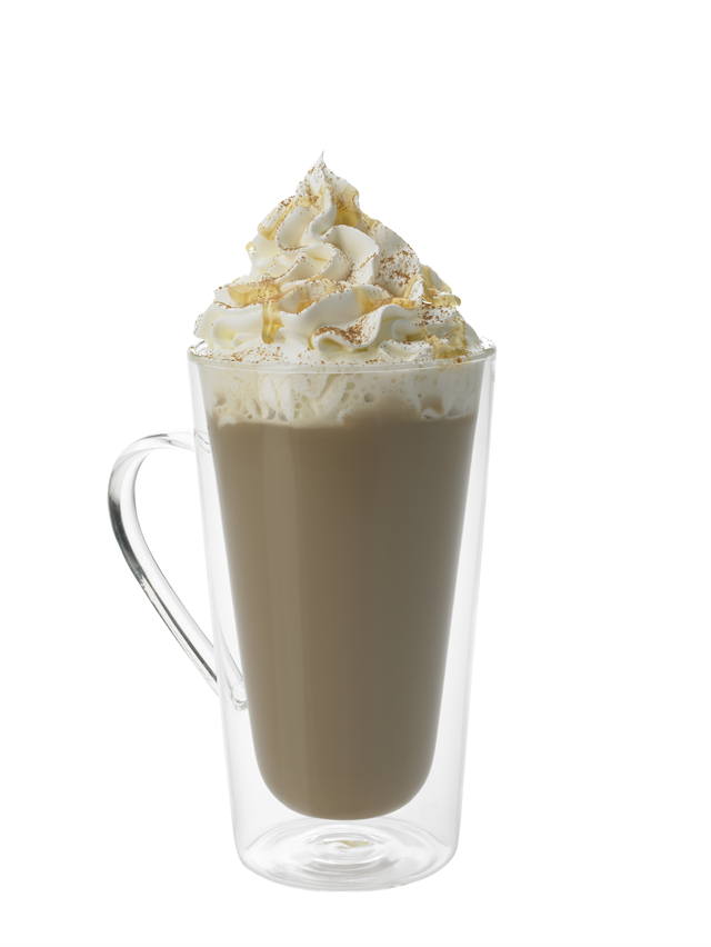 Latte con especias de caramelo y maple