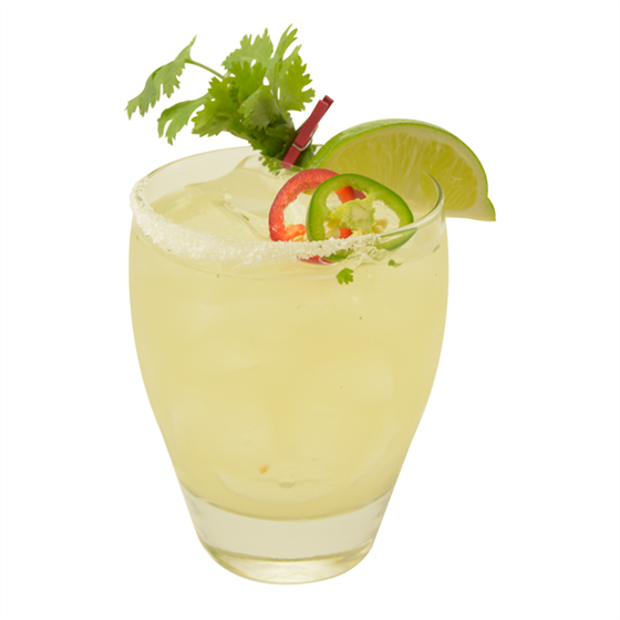 margarita de pepino picante