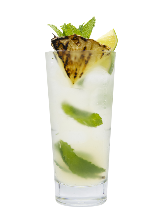 Mojito ahumado de piña