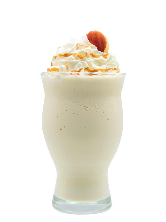 Salted Caramel Apple Milkshake