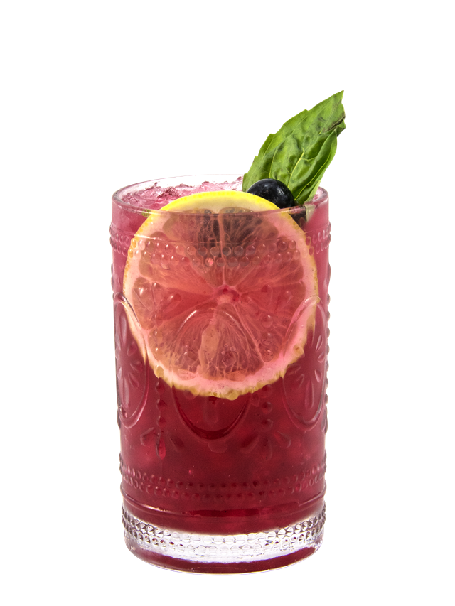 Blueberry Basil Sparkling Water