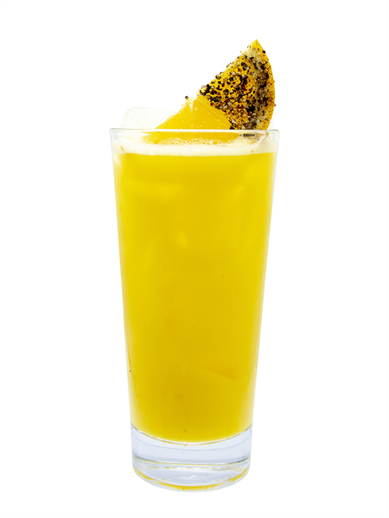 Curcuma de Vainilla con Jugo de Naranja