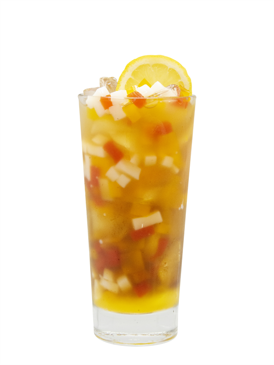 Golden Jelly Bubble Tea