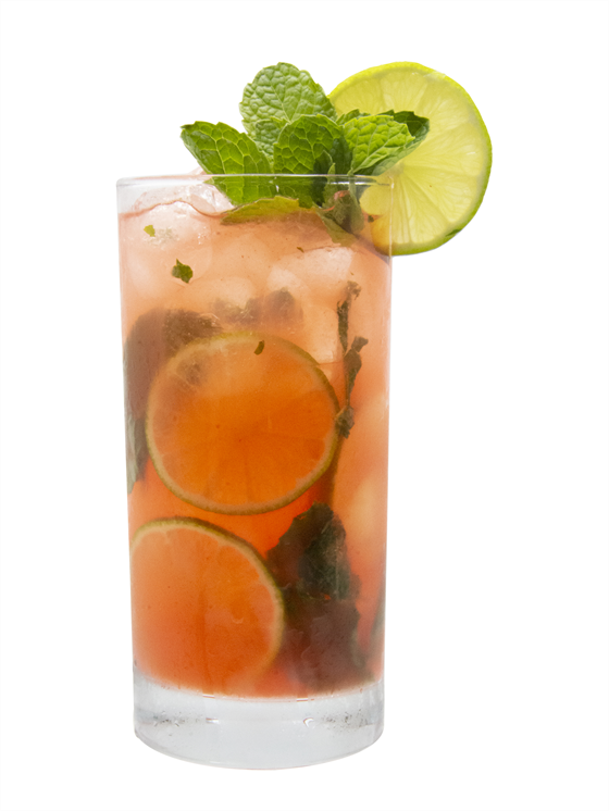 mojito de maracuyá rojo