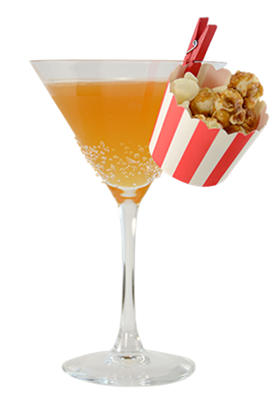 Caramel Apple Corn Martini