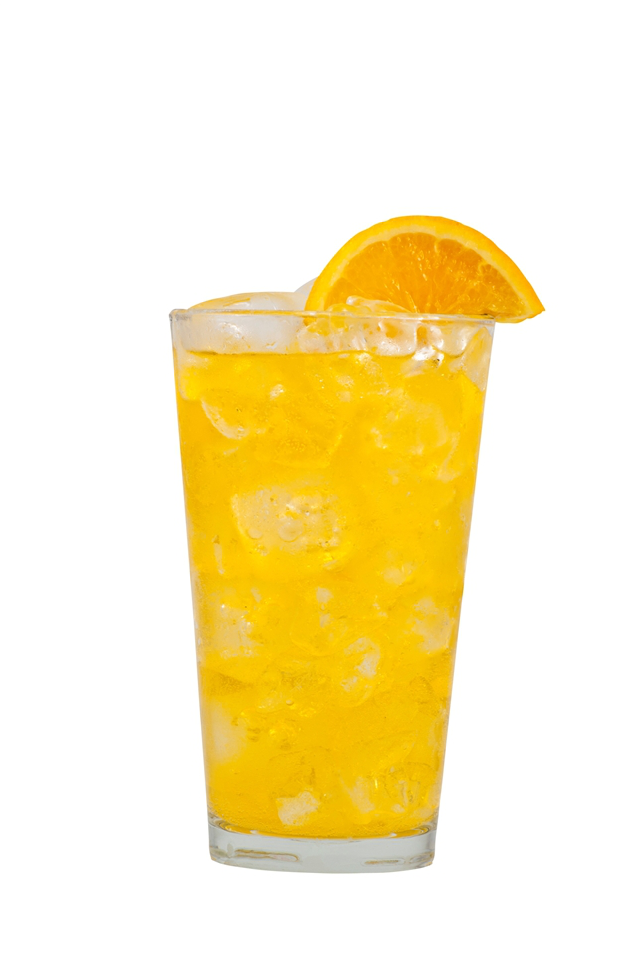 Soda de tomillo, naranja y mandarina