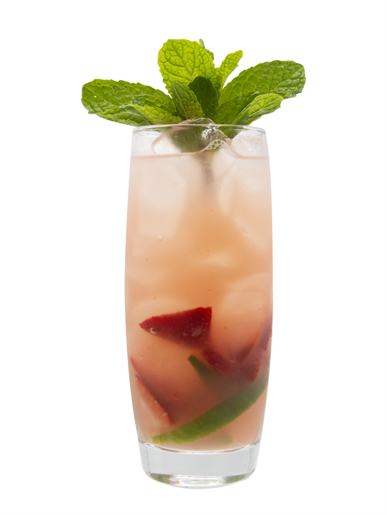 Pineberry Mint Caipiroska