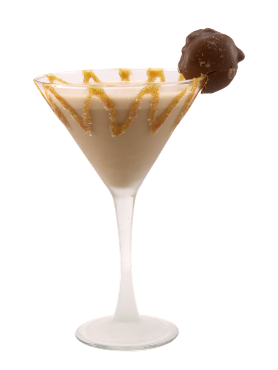 Martini cremoso de caramelo y nuez