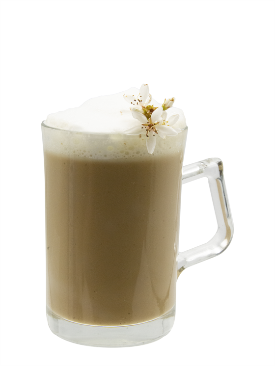 latte de crema de flor de saúco