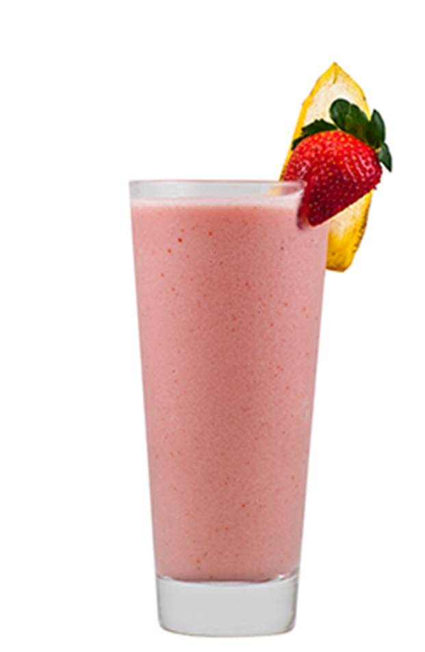 Smoothie de plátano y moras