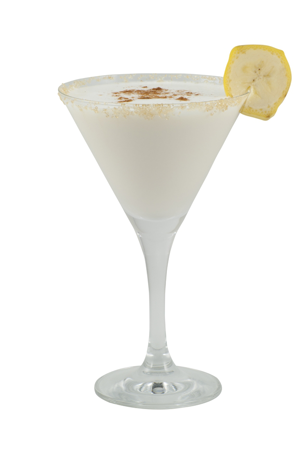 Martini de Pastel de Ron de Platano