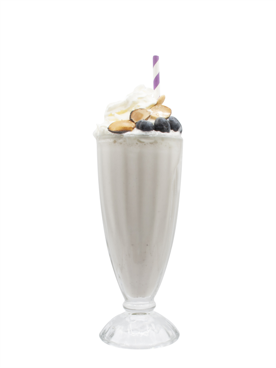 Blueberry Almond Milkshake