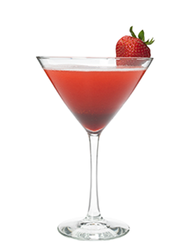 Martini de fresa y balsámico