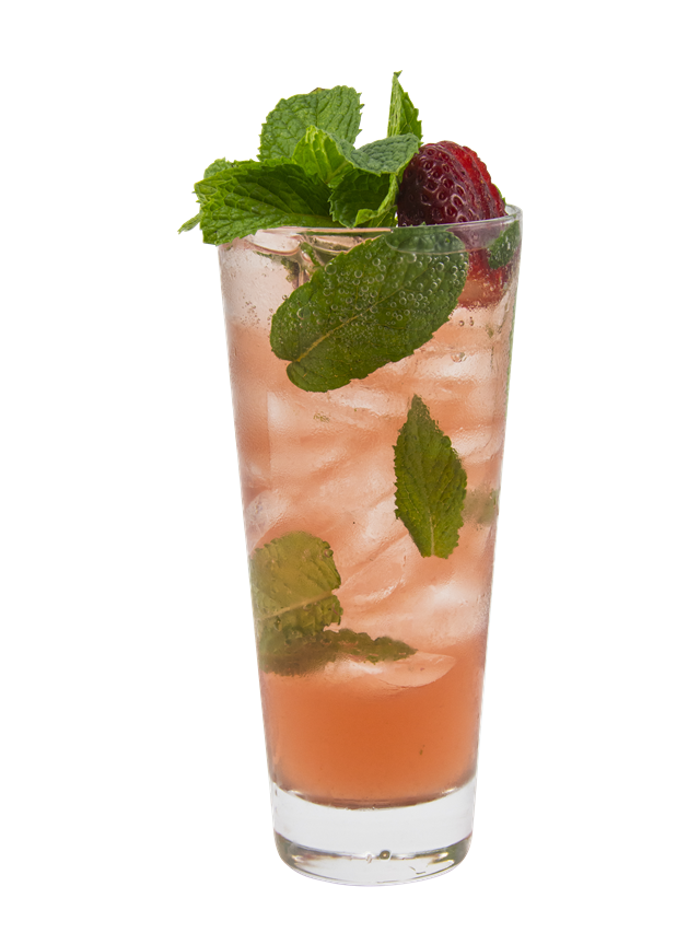 Strawberry Rosé Mojito