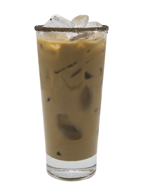 Burnt Buttered Toffee Iced Latte